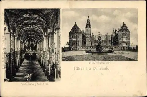 Ak Hillerød Hilleröd Dänemark, Frederiksborg Slot, Slotskirke