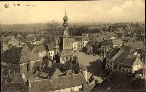 Ak Thielt Tielt Westflandern, Panorama