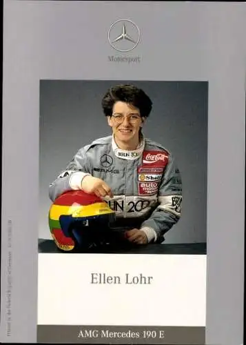 Ak Motorrennsport, Rennfahrerin Ellen Lohr, AMG Mercedes 190E