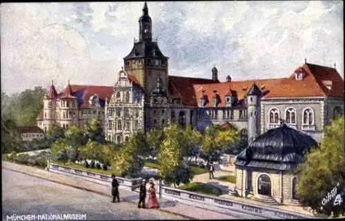 Künstler Ak München, Nationalmuseum