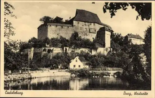 Ak Cadolzburg in Mittelfranken, Burg, Westseite