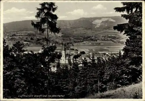 Ak Wanfried an der Werra Hessen, Panorama