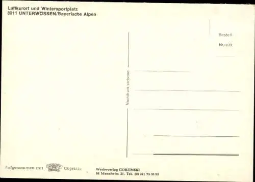 Ak Unterwössen im Kreis Traunstein Oberbayern, Segelflugplatz