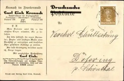 Ak Kronach in Oberfranken, an der Klosterwage