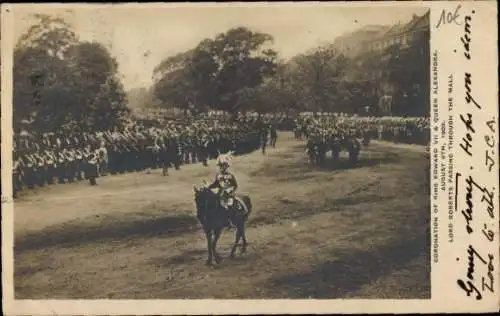 Ak Krönung von König Edward VII. und Königin Alexandra, 1902