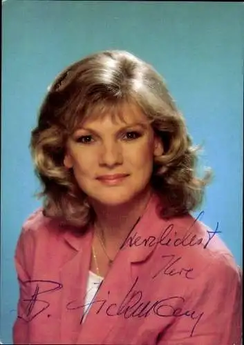 Ak Journalistin Barbara Dickmann, Portrait, Autogramm