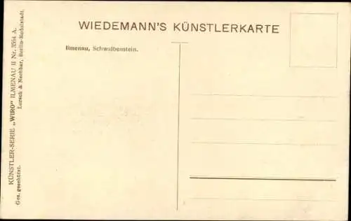 Ak Ilmenau in Thüringen, Schwalbenstein