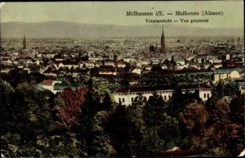 Ak Mulhouse Mülhausen Elsass Haut Rhin, Gesamtansicht