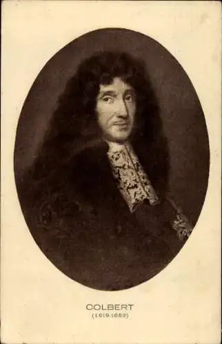 Ak Jean Baptiste Colbert, Politiker, Portrait