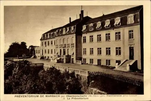 Ak Obermorschwihr Elsaß Haut Rhin, Präventorium Marbach