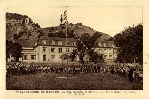 Ak Obermorschwihr Obermorschweier Elsass Haut Rhin, Preventorium de Marbach