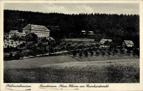 Ak Helmarshausen Bad Karlshafen an der Oberweser Hessen, Sanatorium Haus Kleine, Reinhardswald
