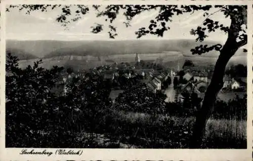 Ak Sachsenberg Lichtenfels Hessen, Panorama