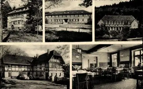 Ak Schwalmstadt in Hessen, Rasthaus Steinatal, Innenansicht