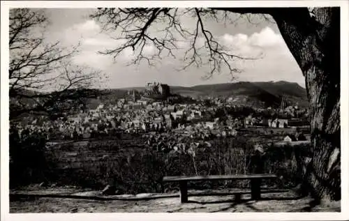 Ak Marburg an der Lahn, Blick von der Weintrautseiche, Gesamtansicht