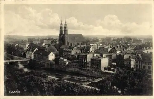Ak Opole Oppeln Schlesien, Gesamtansicht