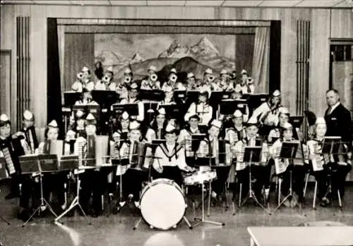 Ak Altmorschen Morschen Hessen, Kinderkapelle Staske, Musikinstrumente