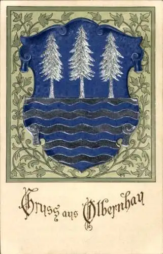 Ak Olbernhau im Erzgebirge, Wappen