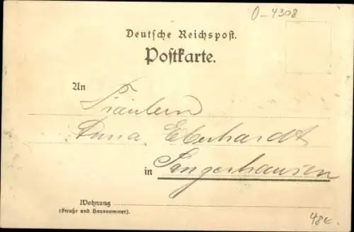 Litho Thale im Harz, Dambachhaus, Hirsche