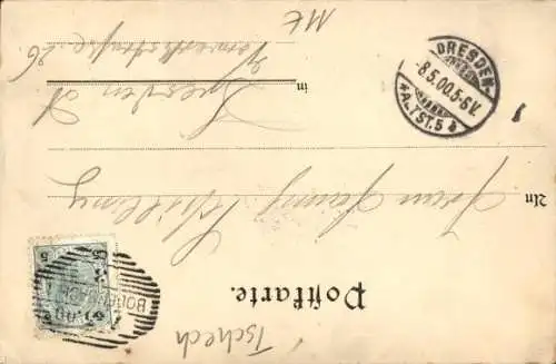 Ak Hřensko Herrnskretschen Elbe Region Aussig, Gesamtansicht