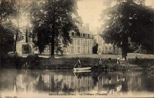 Ak Saint Sulpice Oise, le Chateau, Facade