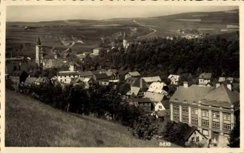 Ak Kraslice Graslitz Räumertal Reg Karlsbad, Gesamtansicht