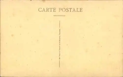 Ak Lisle sur Tarn, Entree du Pont Suspendu