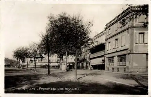 Ak Gaillac Tarn, Promenade Dom Vayssette