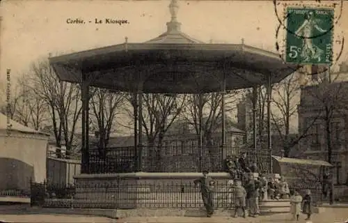 Ak Corbie Somme, Kiosque