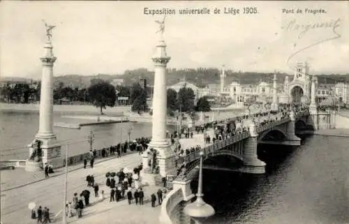 Ak Lüttich Lüttich Wallonien, Weltausstellung 1905, Pont de Fragnée