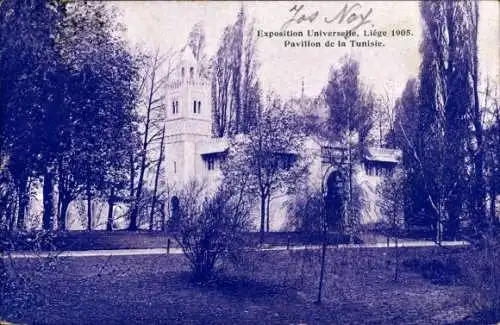 Ak Lüttich Lüttich Wallonien, Weltausstellung 1905, Tunesischer Pavillon