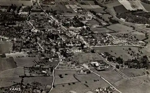 Ak Vaals Limburg Niederlande, Duitsland, Grenze, Totalansicht