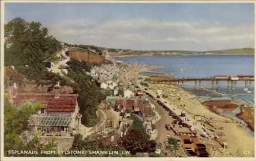 Ak Shanklin Isle of Wight England, Esplanade, Rylstone