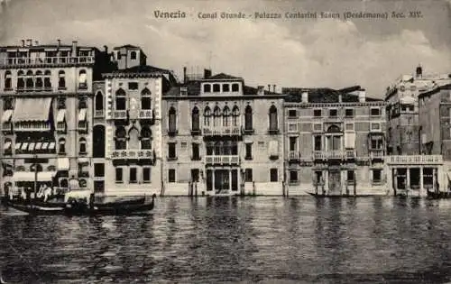 Ak Venezia Venedig Veneto, Canal Grande, Palazzo Contarini Fasan Desdemona