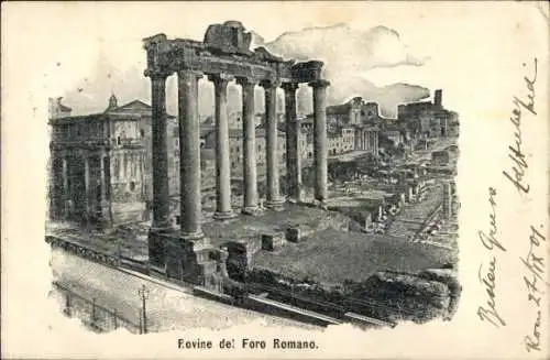 Ak Roma Rom Lazio, Forum Romanum