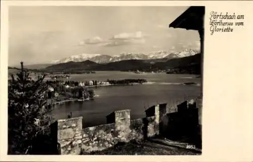 Ak Pörtschach am Wörther See Kärnten, Panorama