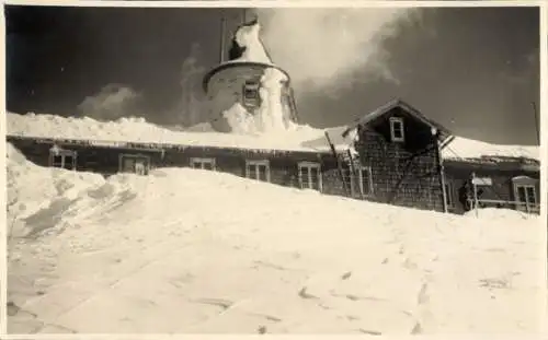 Ak Rauris in Salzburg, Zittelhaus, Hoher Sonnblick, Winter