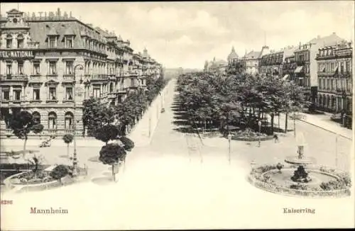 Ak Mannheim in Baden, Kaiserring