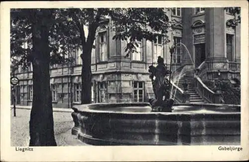 Ak Legnica Liegnitz Schlesien, Gabeljürge