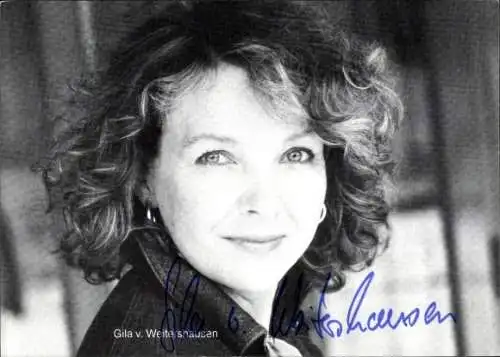 Ak Schauspielerin Gila v. Weitershausen, Portrait, Autogramm