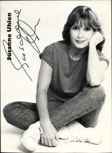 Ak Schauspielerin Susanne Uhlen, Portrait, Autogramm