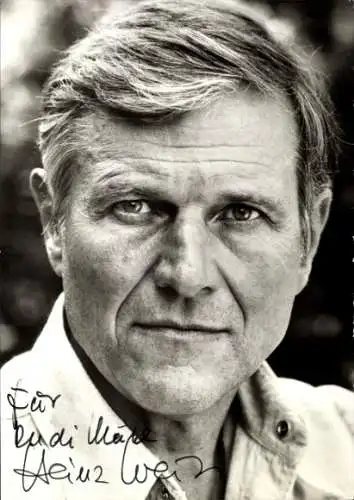 Ak Schauspieler Heinz Weiss, Portrait, Autogramm