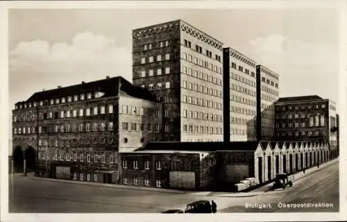 Ak Stuttgart, Oberpostdirektion