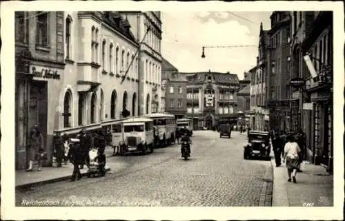 Ak Reichenbach im Vogtland, Postamt, Zwickauerstraße