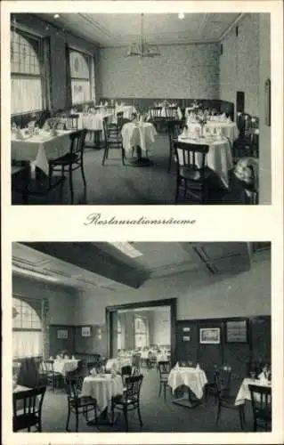 Ak Jena in Thüringen, Hotel Weimaischer Hof, Restaurationsräume