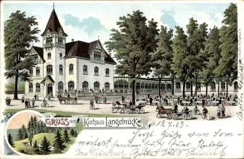 Litho Dresden Langebrück, Kurhaus