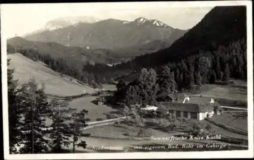 Ak Annaberg in Niederösterreich, Alpengasthof Kalte Kuchl, Gebirge