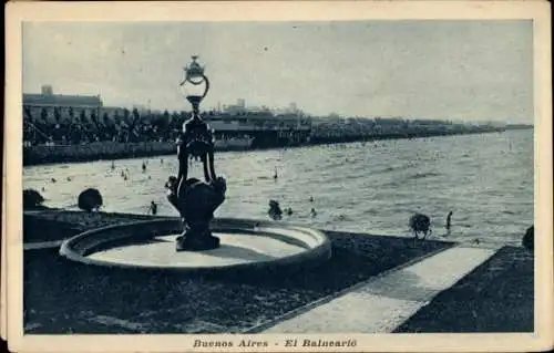 Ak Buenos Aires Argentinien, El Balneario