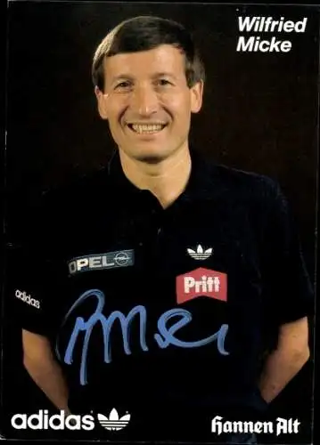 Ak Tischtennis, Wilfried Micke, Borussia Düsseldorf, Autogramm