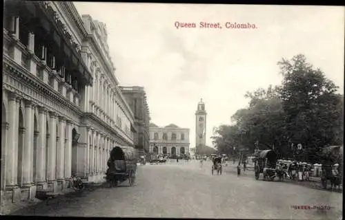 Ak Colombo Ceylon Sri Lanka, Queen Street